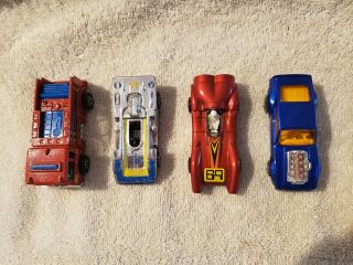 Vintage Hot Wheels And Matchbox Rolamatics Collector Cars,  Dated 1973 And 1976