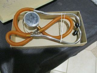 Vintage Flagg Bowles Stethoscope W/box 40 