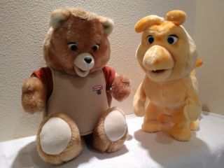 Vintage Teddy Ruxpin & Grubby 5 Books & Tapes,  1 Story Book -