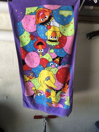Jay Franco Vintage Sesame Street Bath Towel