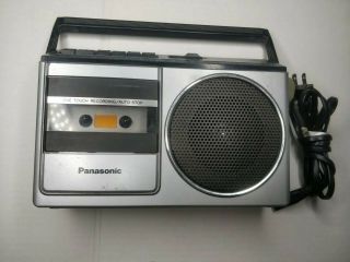 Vintage Panasonic Radio Rx 1220 One Touch Recording Cassette Player Stereo