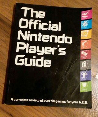 The Official Nintendo Players Guide Vintage 1987 Nintendo - Some Stickers