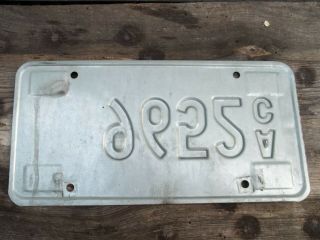 Obsolete 2001 Tennessee Arts License Plate 9652 AC 2