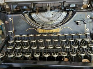 Antique Underwood Typewriter No 3 - 14 In 2