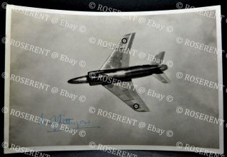 1950s Vickers Supermarine Swift - Signed By Mike Lithgow - Photo 15 By 10.  5cm