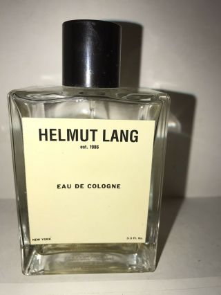 Helmut Lange Eau De Cologne 3.  3 Fl Oz No Box 75 Full