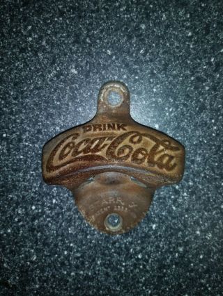 Vintage 1920s Starr X Coca Cola Bottle Opener Pat.  No.  2333088
