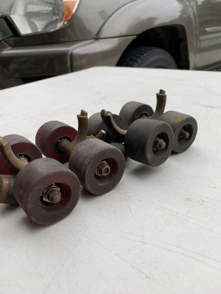 8 Vintage Skateboard Wheels Cadillac Ak 73 Early 70’s On Chicago