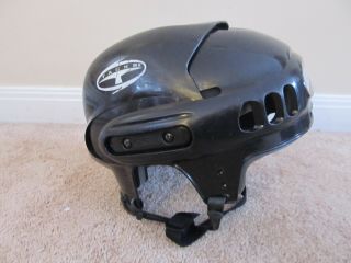 Vintage Black Ccm 852 Tacks Hockey Helmet - Adult L