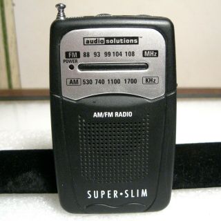 Vintage Audio Solutions Slim Am Fm Pocket Radio Great