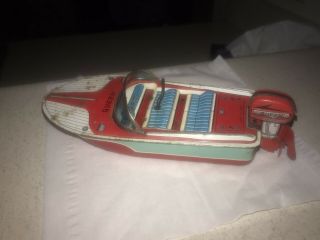 Antique Made In Japan Queen Speed Boat -