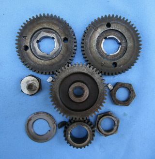 Triumph Motorcycle Timing Gear Pinion Set T140 Bonneville Tr7 Tiger Oil In Frame