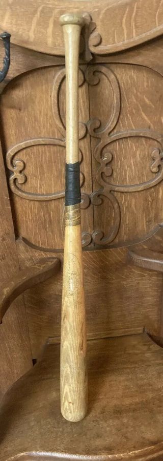Vintage Louisville Slugger H&b Wood Baseball Bat 125 S2 Ed Mathews Model 33.  5”