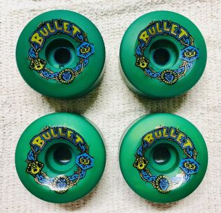 Santa Cruz Bullet Speed Wheels 63mm/92a Dark Green 80’s Nos