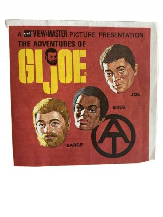 Vintage Viewmaster Packet B585 - Adventures Of Gi Joe - 1974