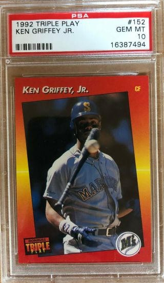 1992 Triple Play Ken Griffey Jr.  Psa 10