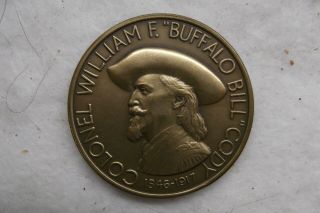 Vintage 1975 Colonel William F.  " Buffalo Bill " Cody Coin/token - Marathon Oil
