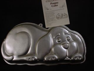 Vtg Wilton Puppy Dog Cake Pan 1986 Metal Baking Mold Doggie 2105 - 2430 Dessert