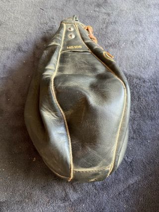 Vintage Macgregor Leather Boxing Punching Speed Bag Black