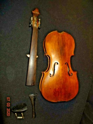 Antique Joseph Guarnerius 2 Pc.  Back Violin Project