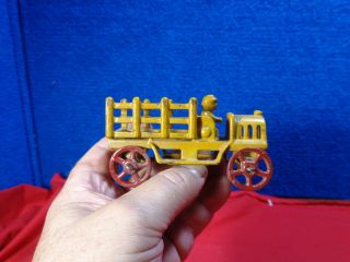 Antique Cast Iron Toy Truck 4.  Maker???