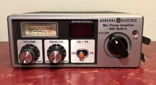 Vintage Ge General Electric Model 3 - 5804f 40 Channel Cb Radio