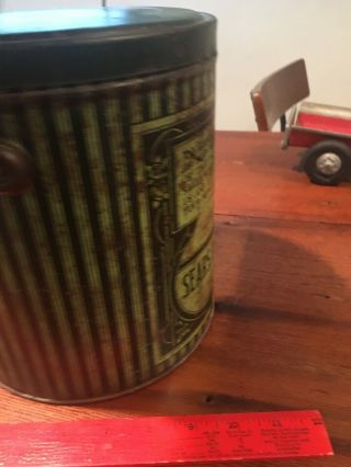 antique Sears roebuck and Co.  coffee tin with handle 2