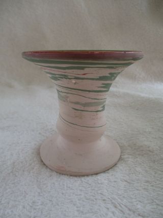 Vintage Fort Ticonderoga Pottery,  Mission Swirl Vase,  Henry Graack