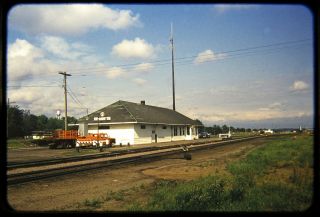 Osld Slide Great Northern Gn Station Cass Lake Mn 11/67