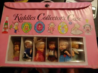 Vintage 1967 Mattel Inc.  Toymakers Liddle Kiddles Collector Case With 10 Dolls
