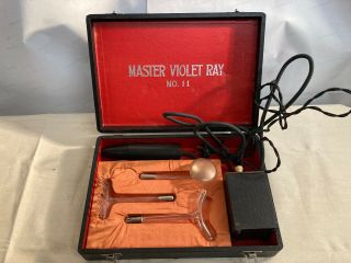 Vintage Master Violet Ray No.  11 Quackery Device -