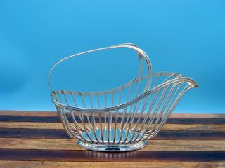 Christofle Gallia France Art Deco Silver Plated Wine Basket (1920 - 1935)