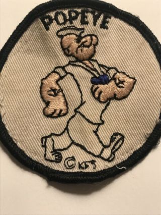 Vintage Cartoon Comic Character Popeye The Sailor Man Patch