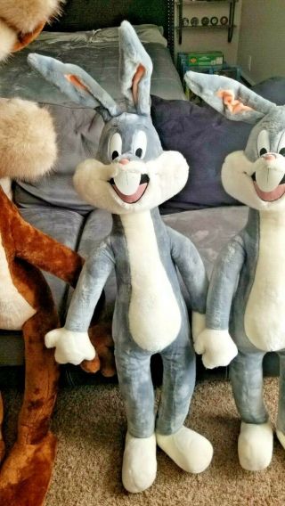 40 " Vintage Jumbo - Bugs Bunny - 1991 Stuffed Animal Warner Bros Looney Tunes 1