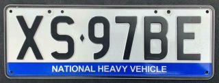 National Heavy Vehicle - South Australia Truck License / Number Plate