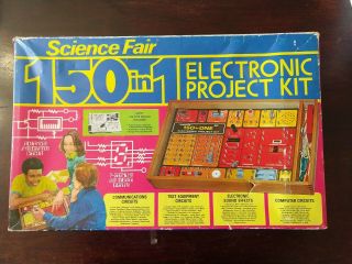 Vintage Radio Shack 28 - 248 Science Fair 150 In 1 Electronic Project Kit
