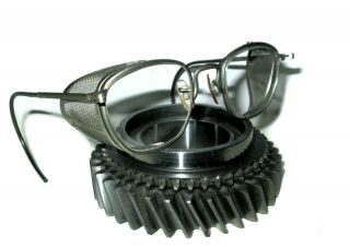 Antique American Optical Mesh Goggles Safety Glasses Vtg Cool Old Ao 48 Specs