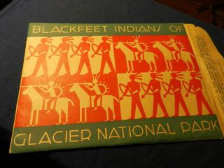 Blackfeet Indians Glacier National Park 1940 Prints Out Of The North Linderman