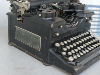 vintage antique Royal typewriter with clear sides 3