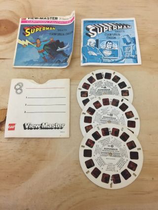 Vintage Superman View - Master Superman Meets Computer Crook