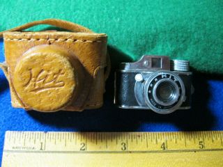 Vintage Hit Miniature Mini Spy Camera W/ Leather Case - Order