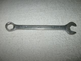 Vintage Mac 9/16 " Combination Wrench Ch18 With 6pt Box - End,  Made In Usa