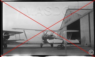 292 - B&w 616 Aircraft Negative - Nat Boeing 95 Nc187e Us Mail - 1930s