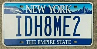 Cool Funny Expired York Vanity Personalized License Plate Idh8me2
