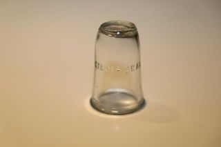 Vintage Steri - Seal Glass Baby Bottle Nipple Cover Only Euc