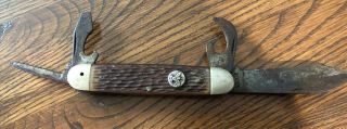 Ulster Usa Vintage Boy Scouts Of America Pocket Knife -