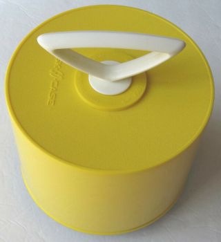 Vintage Light Yellow - Disk - Go - Case - 45 Rpm 7 " Record Storage And Tote Case