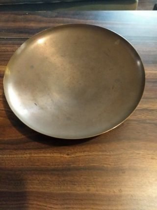 Spun Bronze Low Bowl By Ronald Hayes Pearson Mid Century Modern