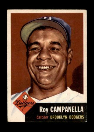 1953 Topps Set Break 27 Roy Campanella Vg - Vgex Gmcards