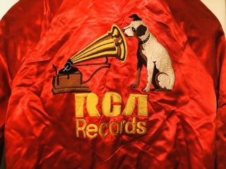 1950s Vintage Rca Victor Records Promotional Nipper Dog Employee Jacket